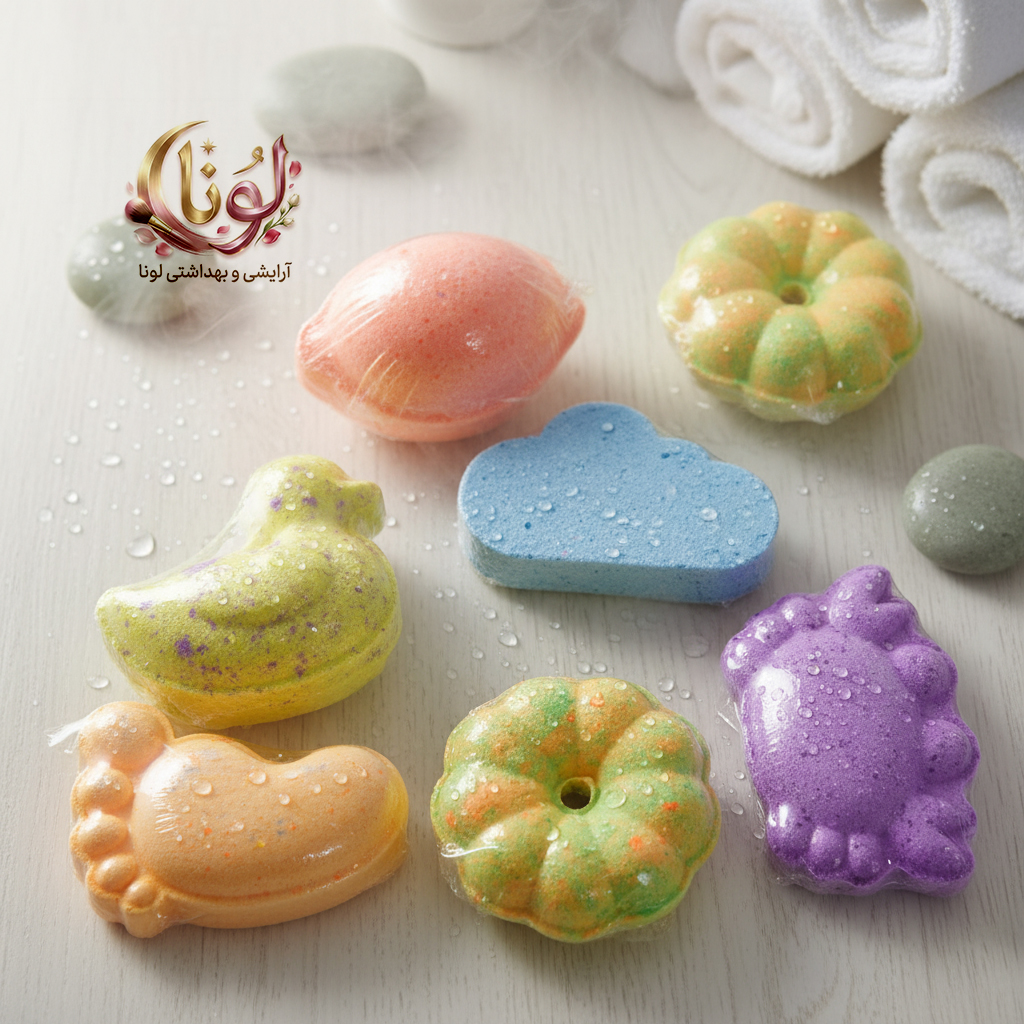 بمب حمام و کوکتل پدیکور پا مدل فانتزی (طرح‌های متنوع)