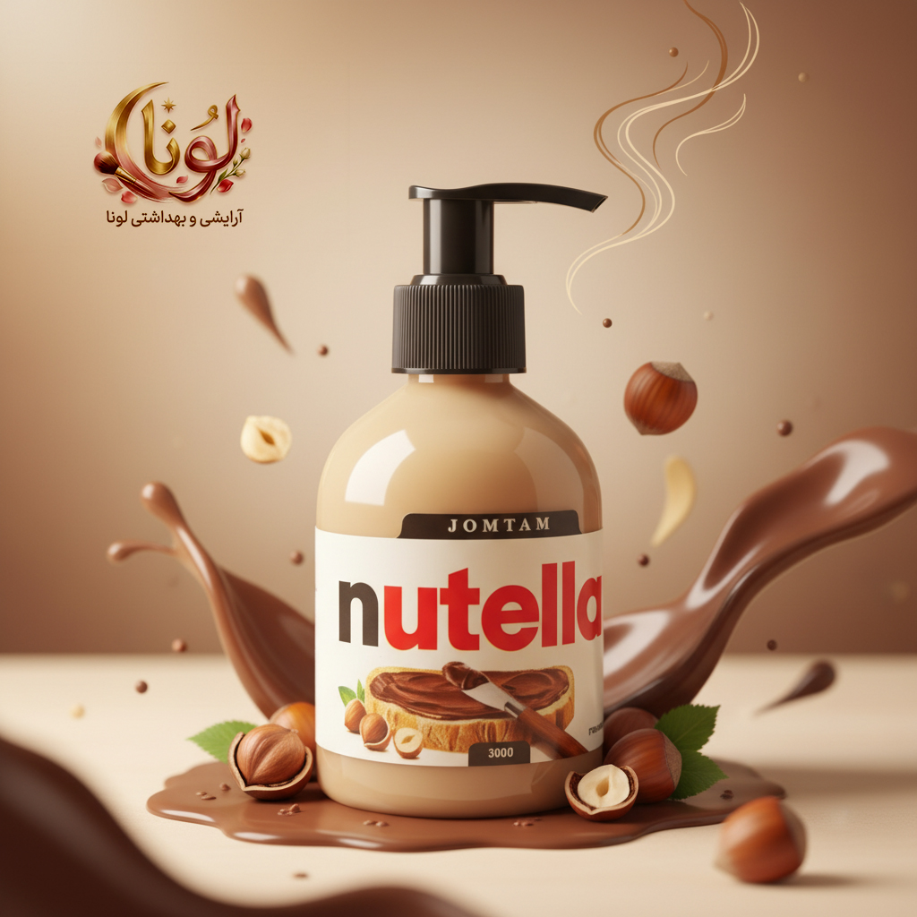لوسیون بدن نوتلا جومتام (Jomtam) مدل Nutella وزن 200 گرم