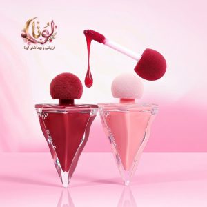 رژ لب و لیپ گلاس حجم دهنده الماسی اولی بولا (Olibolla) با اپلیکاتور اسفنجی